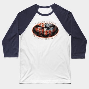 Land of the free&home of the braves Baseball T-Shirt